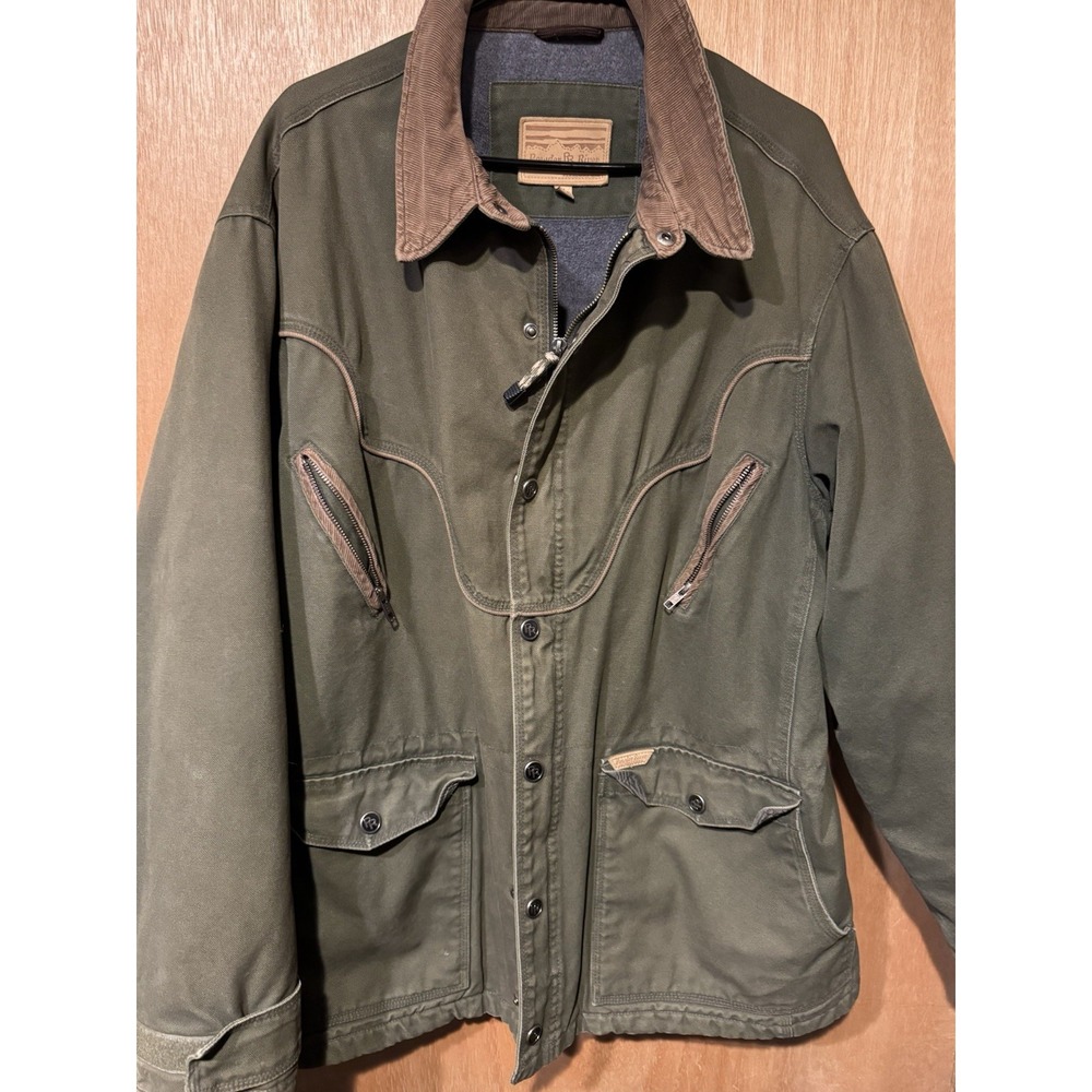 Powder River Outfitters  Canvas Jacket Small Ranch Work Barn Coat Green XL